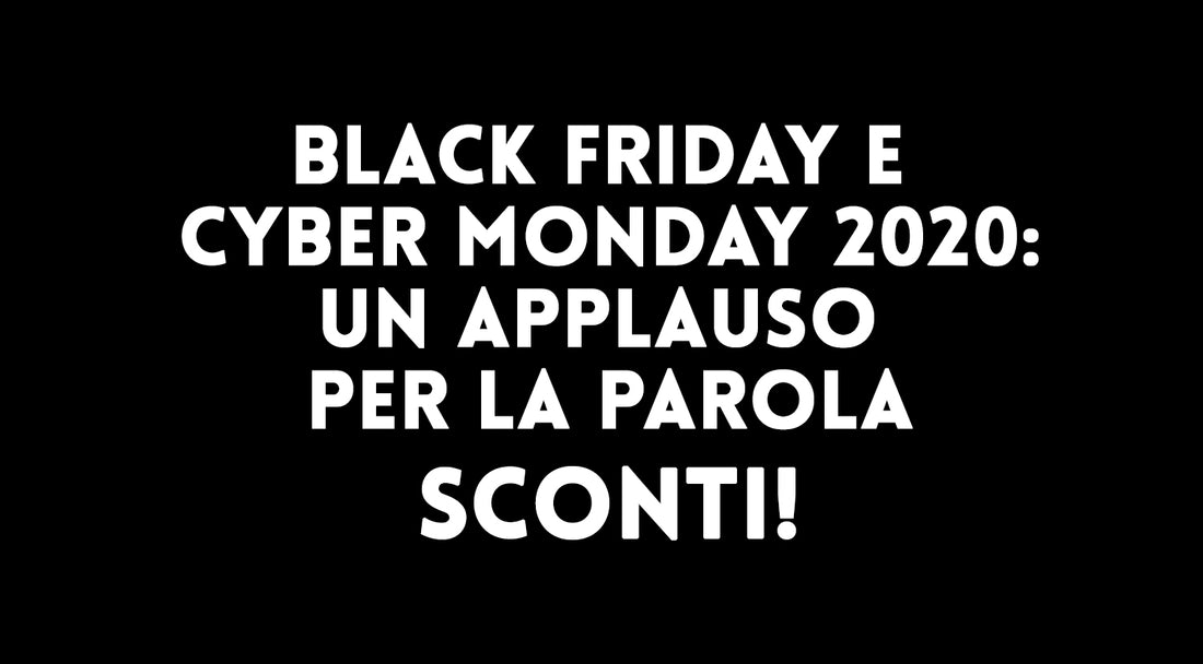 Immagine di Black friday 2020