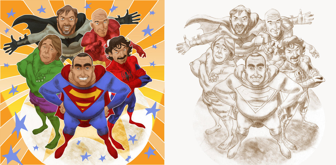 Immagine di Un ritratto di EelST all'asta per sostenere Emergency