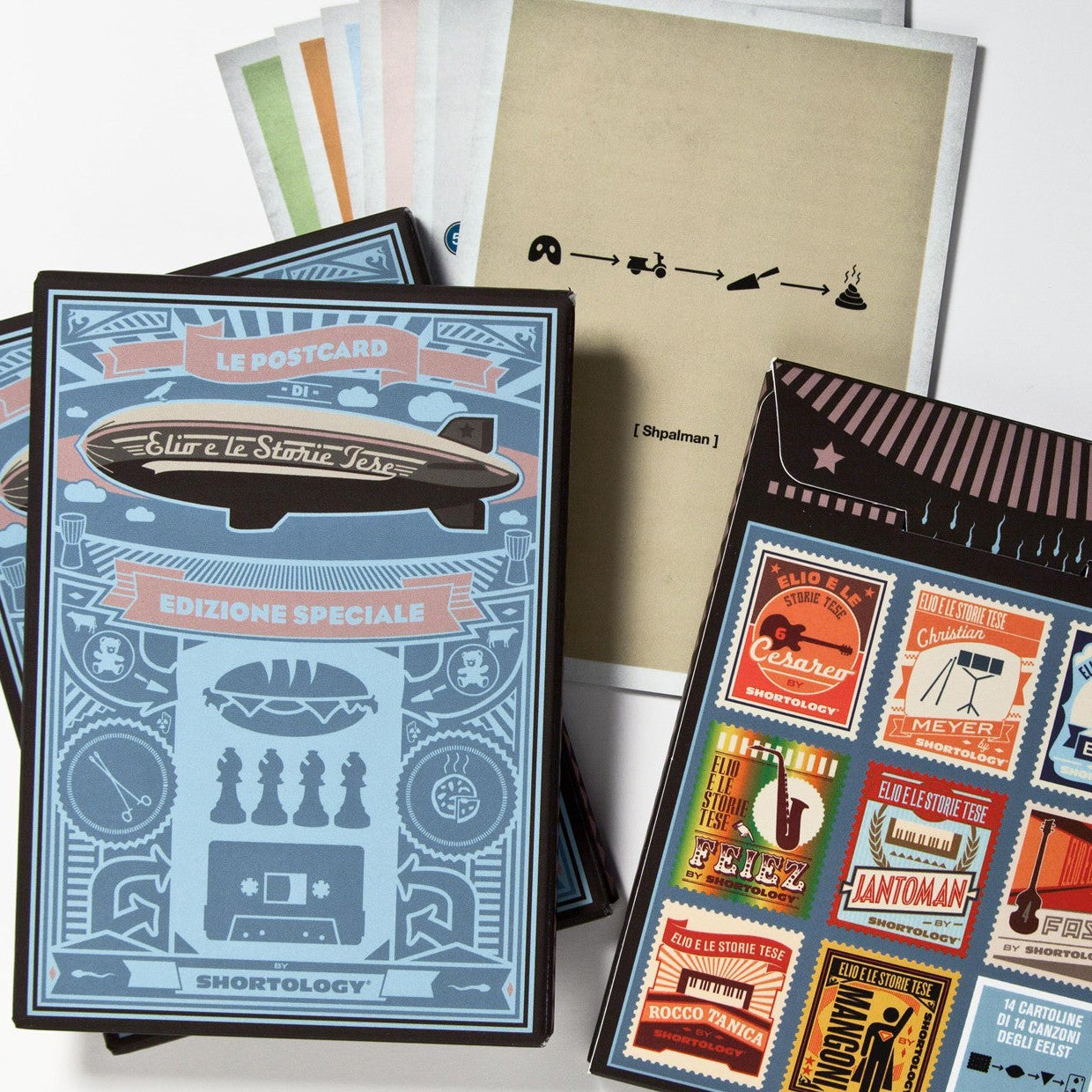 EelST e Shortology: il set di cartoline
