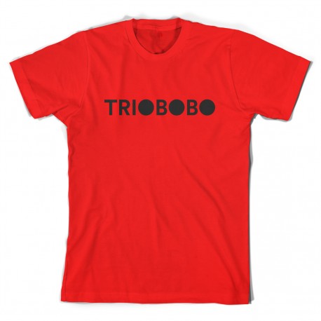 T-shirt Trio Bobo Logo - rossa